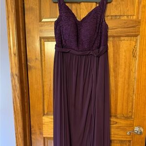 Azazie Deep Purple Gown